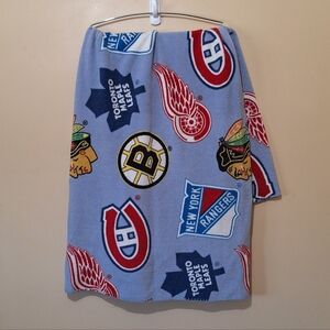 Vintage NHL Original Six Fleece Blanket